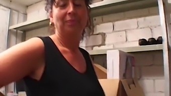 Amateur Milf With Big Tits Gets Fucked In The Garage