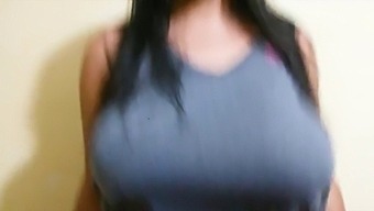Exclusive Video Of A Teen With Huge Natural Tits Bouncing And Shaking Her Ass