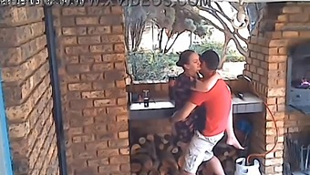 Middle-Aged Woman Caught In The Act With Teenage Partner