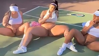 Tennis Player With A Large Breast Enjoys Squirting During Sex