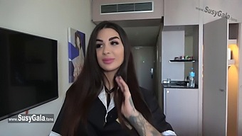 Blonde Bombshell Susy Gala Gets Down And Dirty In A Hotel Room