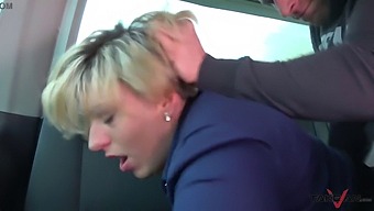 After Brief Negotiations, A Dirty Woman Agreed To Have Rough Sex In A Van