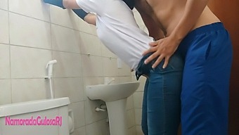 Hidden Bathroom Rendezvous: A Passionate Encounter With A Nine-Month Secret