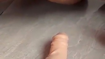 Bbw Enjoys Deep Anal Play With Toys
