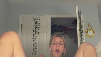 Innocent 18-Year-Old Girl Masturbates Secretly While Her Parents Are Away