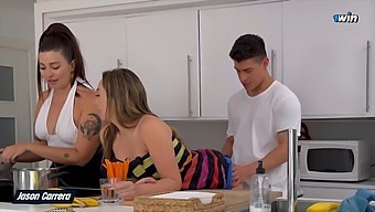 Beautiful Natural Tits And Hot Squirt Action In A Naughty Ffm Threesome