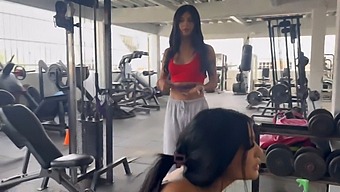My Trainer, A Trans Woman, Gets Me Wet With Her Touch While Doing Squats. - May Hernandez